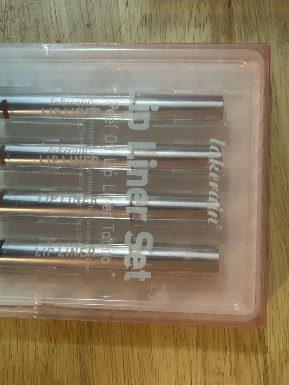 Lip Liner Set - Pink and Silver
